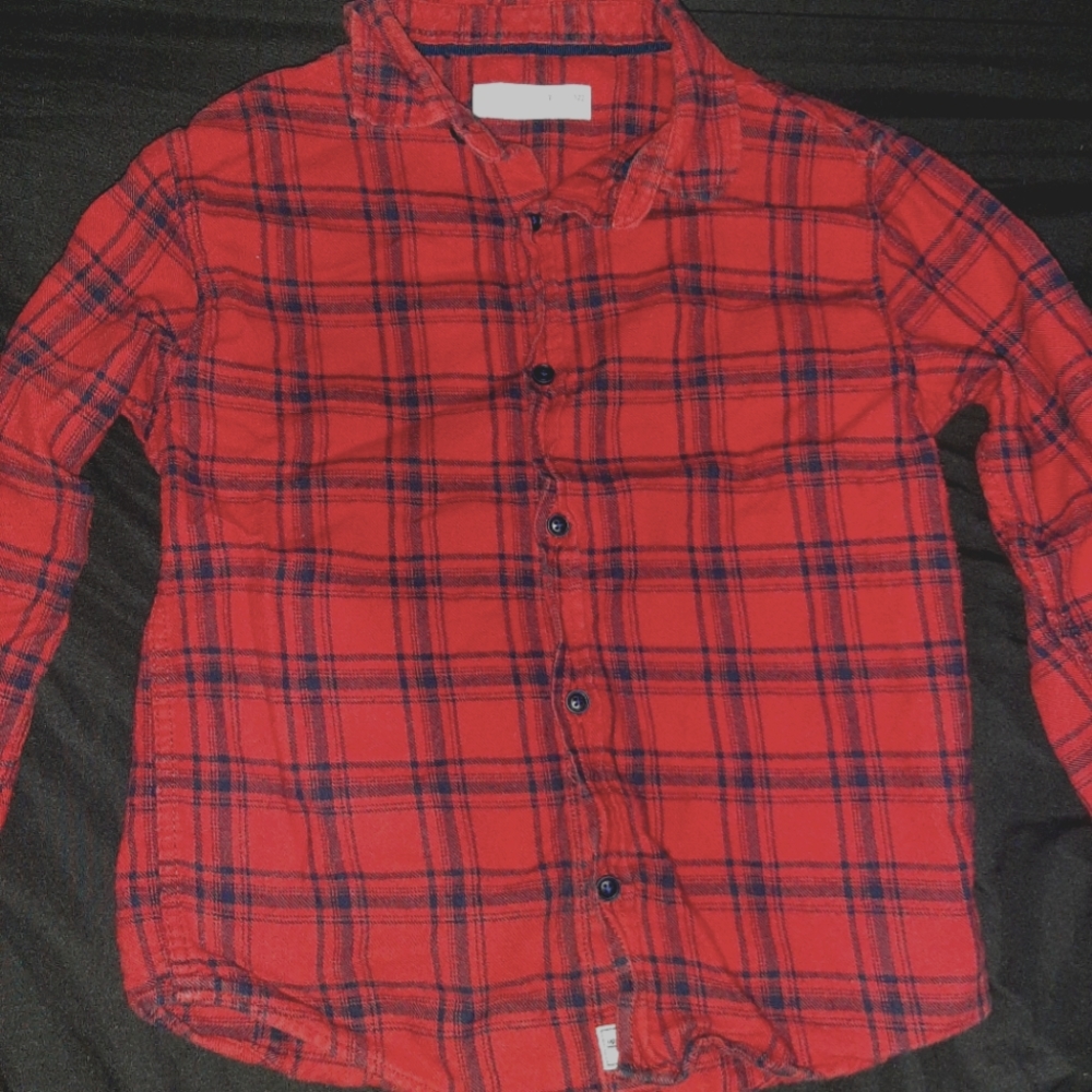 Boys vintage flannel shirt